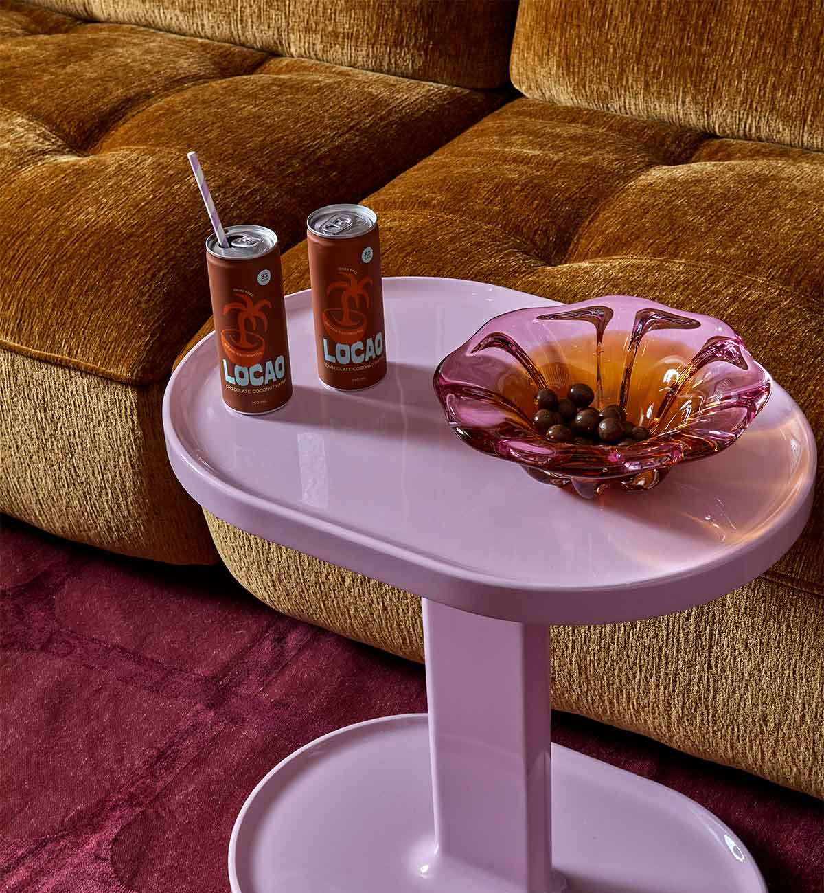 Roommate Sofa - 3 Piece Armless in Honey - Image 3