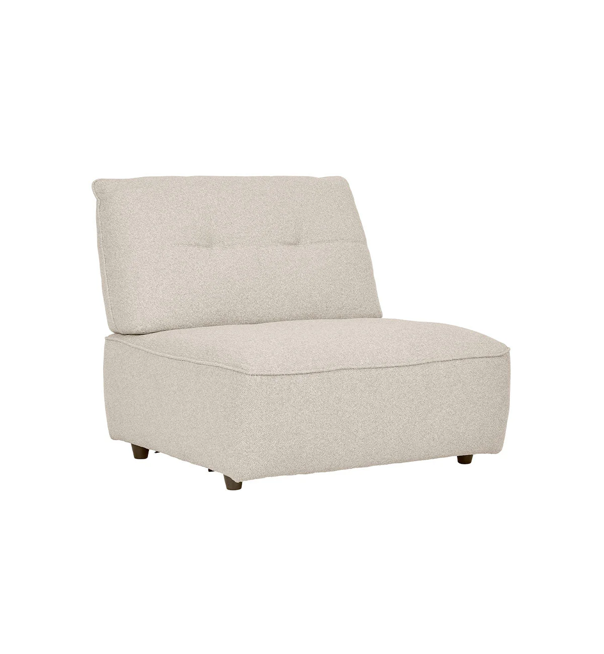 Roommate Sofa - Armless Chair In Ecru - Image 3