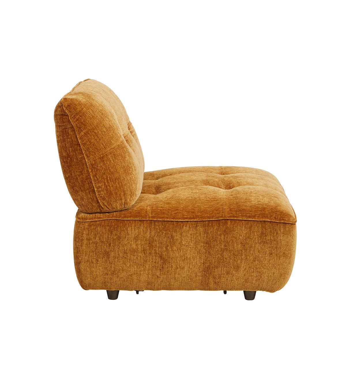 Roommate Sofa - Armless Chair in Honey - Image 5
