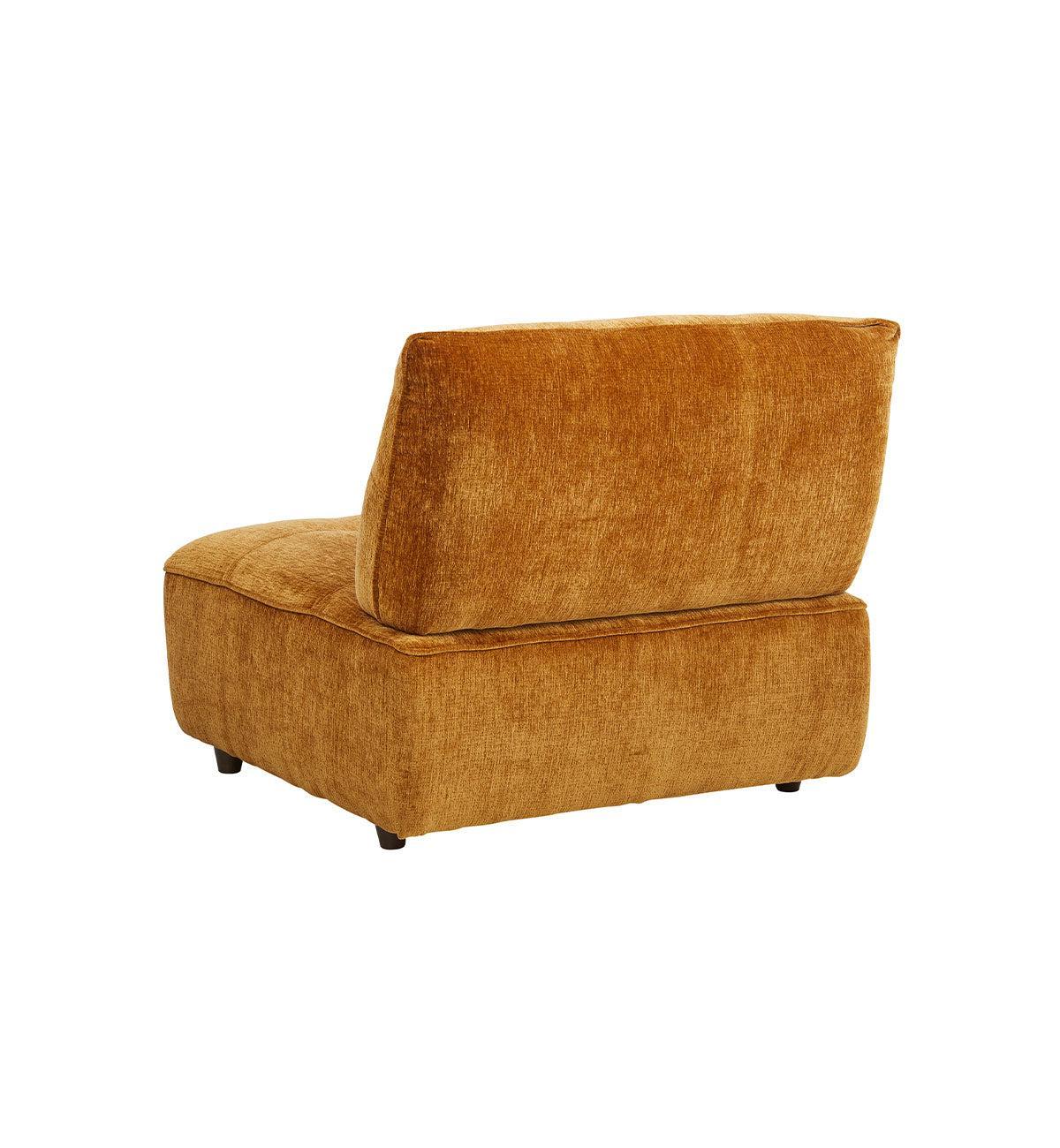 Roommate Sofa - Armless Chair in Honey - Image 6