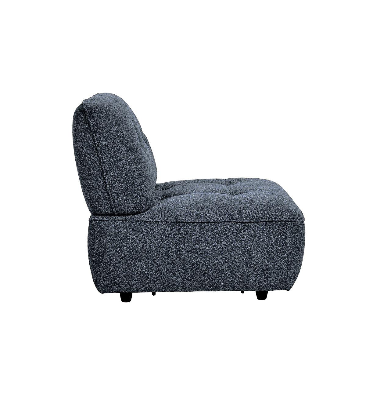 Roommate Sofa - Armless Chair In Indigo - Image 3