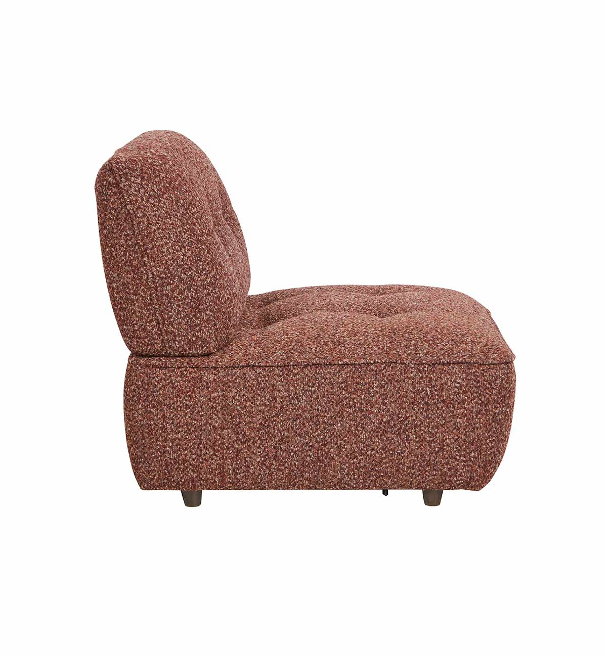 Roommate Sofa - Armless Chair In Mulberry - Image 6