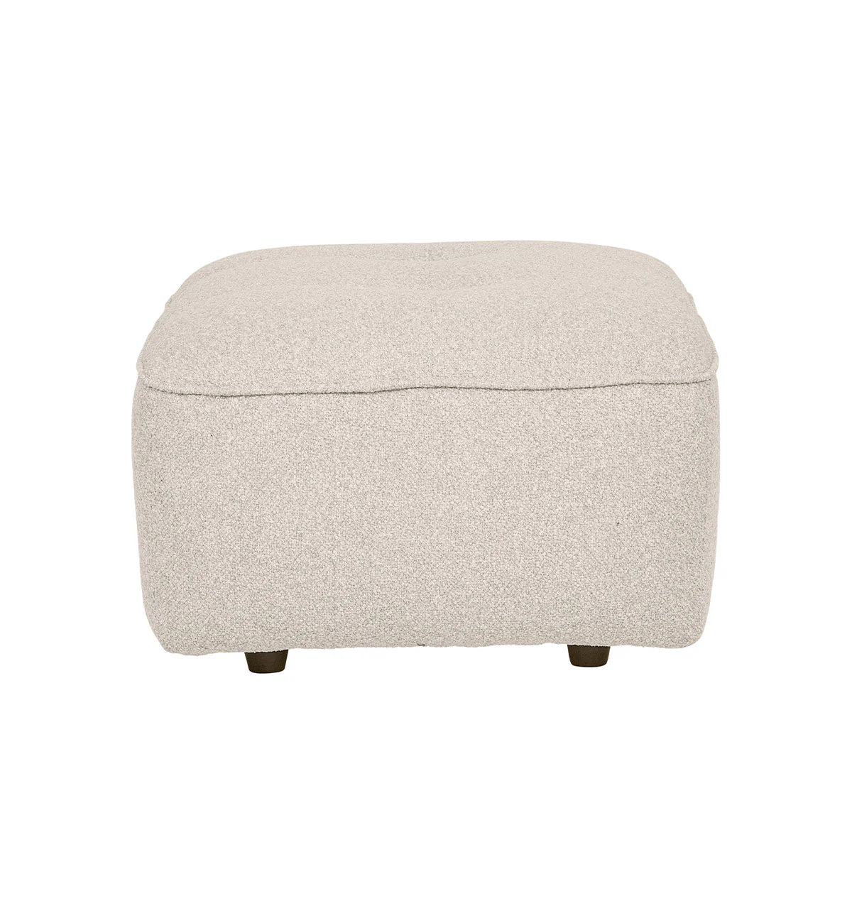Roommate Sofa - Rectangle Ottoman In Ecru - Image 4