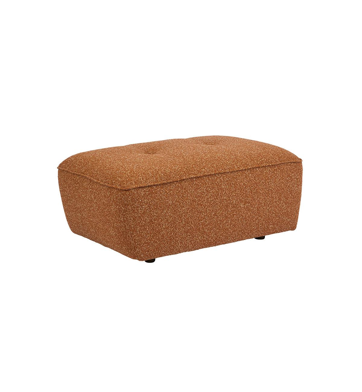 Roommate Sofa - Rectangle Ottoman In Ginger - Image 3