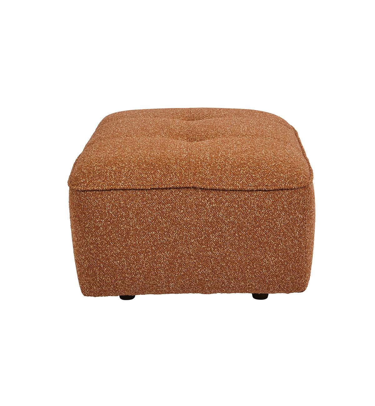 Roommate Sofa - Rectangle Ottoman In Ginger - Image 4