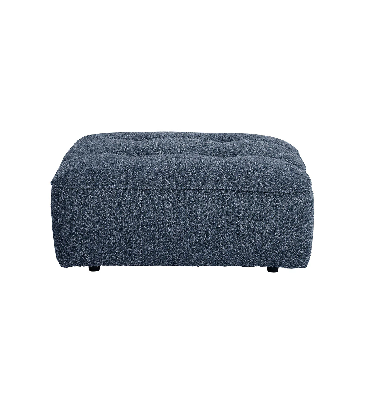 Roommate Sofa - Square Ottoman In Indigo