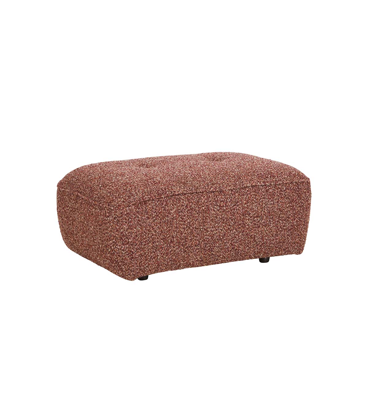 Roommate Sofa - Rectangle Ottoman In Mulberry - Image 4