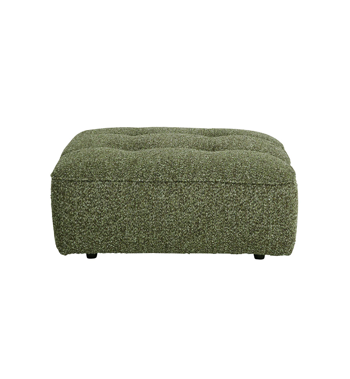 Roommate Sofa - Square Ottoman In Forest