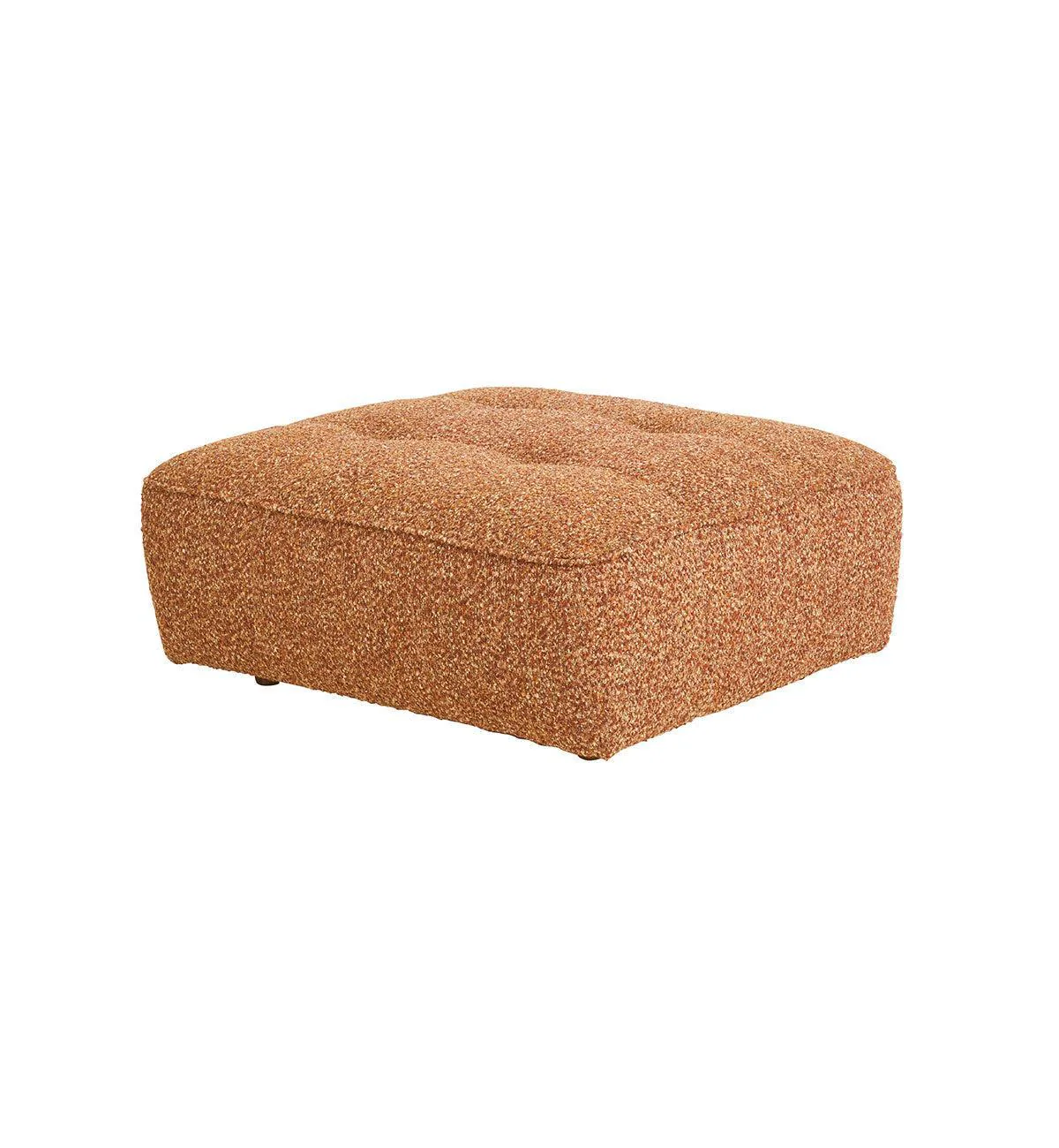 Roommate Sofa - Square Ottoman In Ginger - Image 2