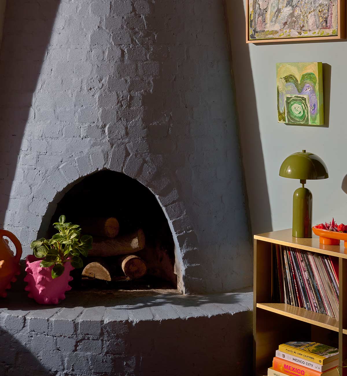 Scout Table Lamp in Pea Green - Image 2