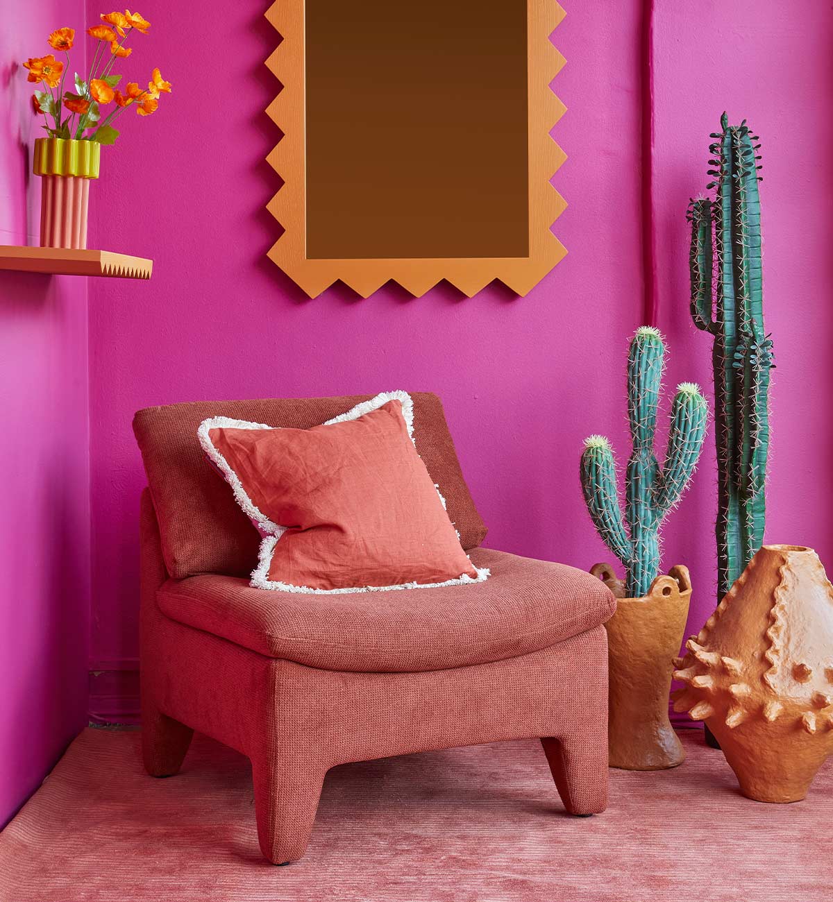 Siesta Cushion In Blush - Image 2