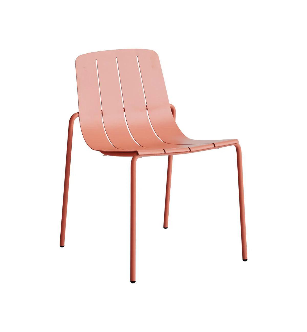 Slim Dining Chair In Clay