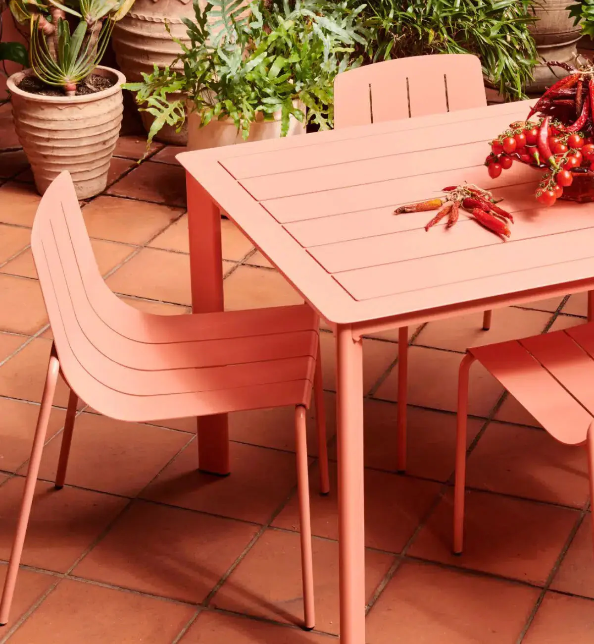 Slim Dining Chair In Clay - Image 2