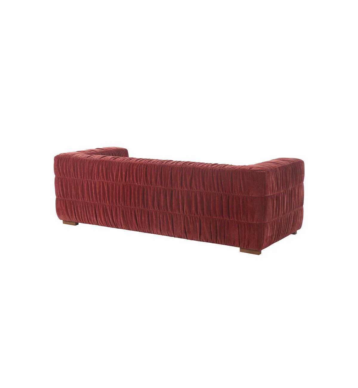 Slouch Sofa In Raspberry - Image 5