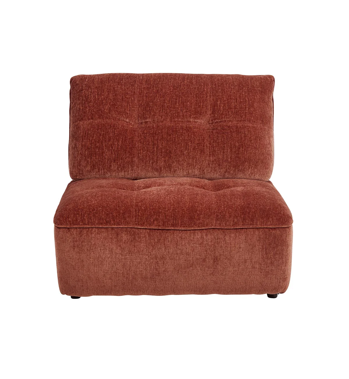 Roommate Sofa - Armless Chair in Cinnabar