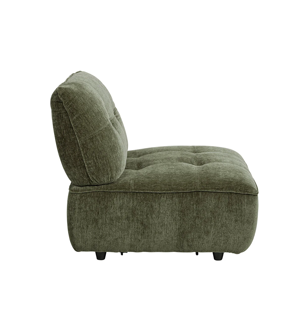 Roommate Sofa - Armless Chair in Moss - Image 3
