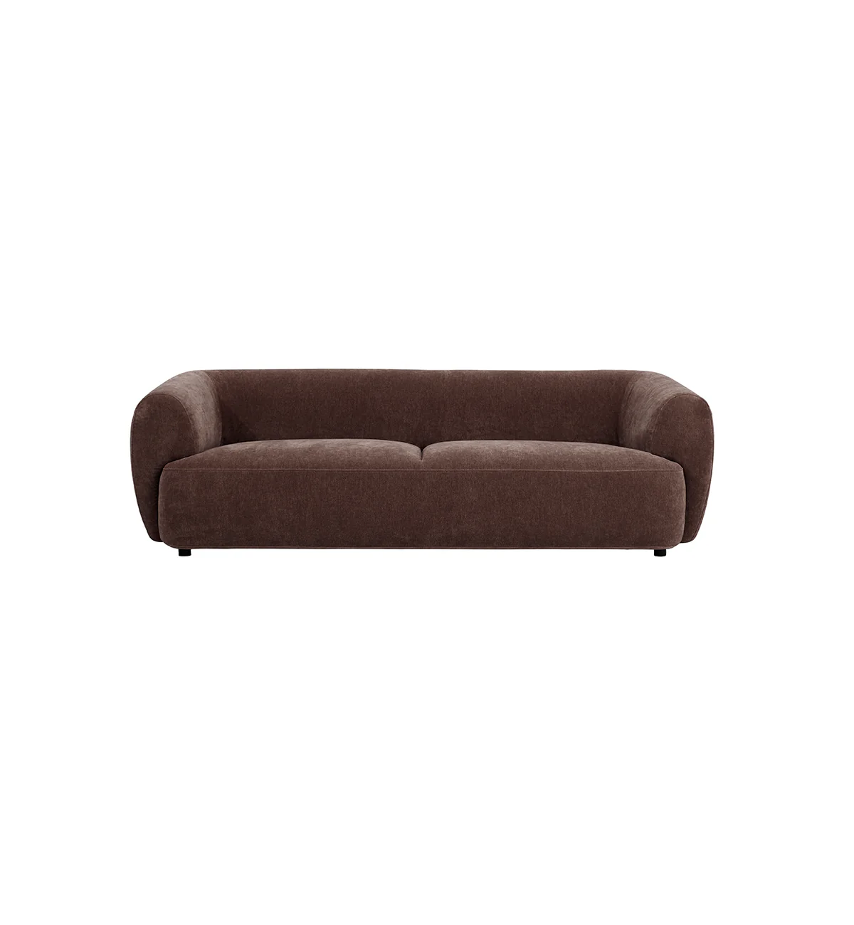 Sunday Sofa In Espresso 230cm