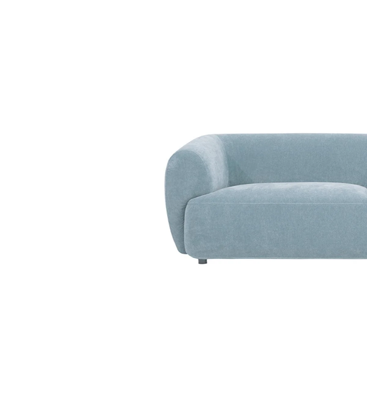 Sunday Sofa In Powder Blue 230cm - Image 4