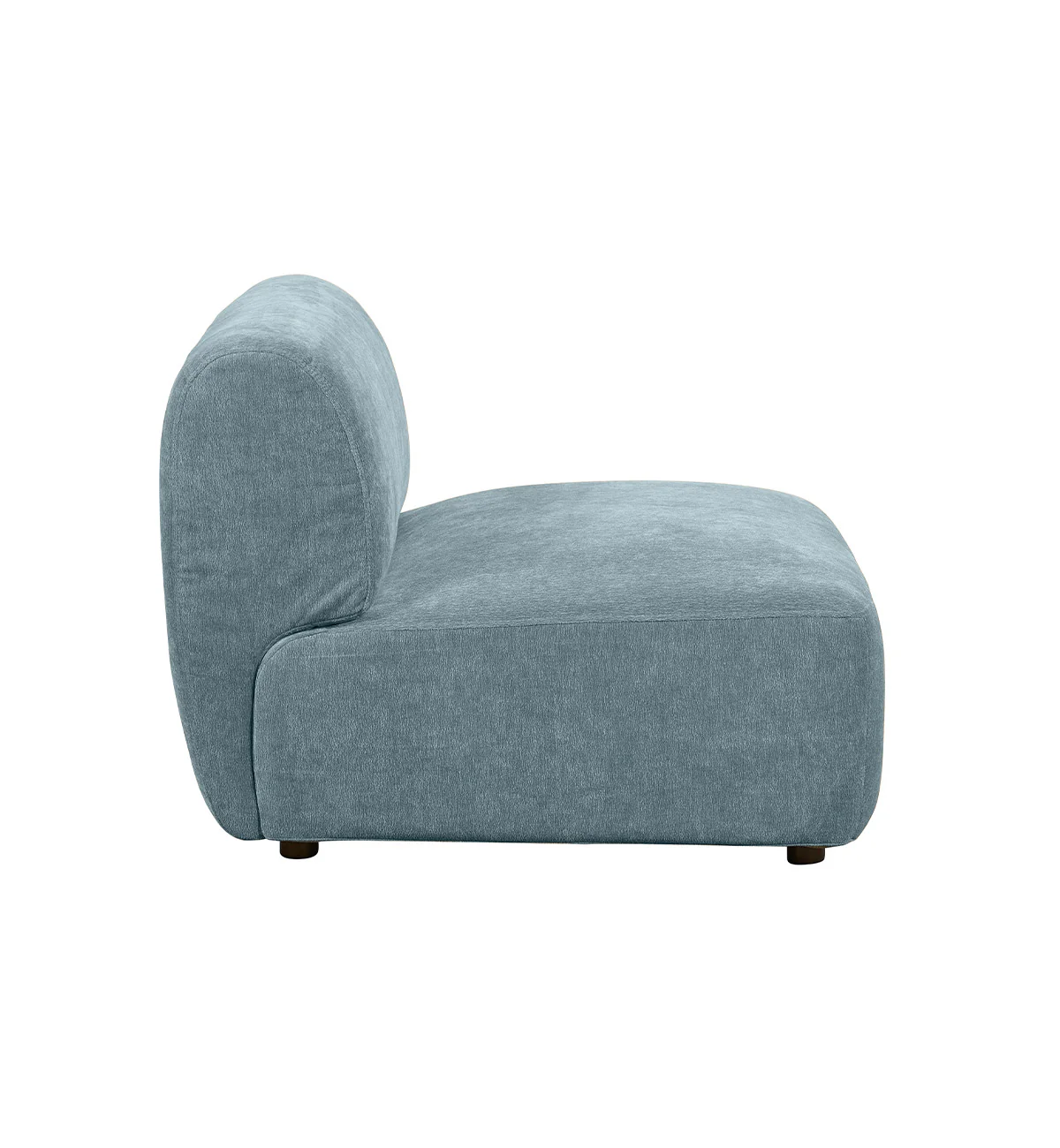 Sunday Sofa - Armless Chair in Powder Blue - Image 4