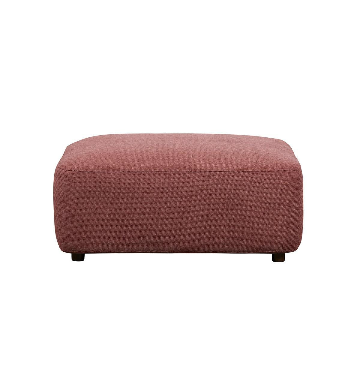 Sunday Sofa - Rectangle Ottoman in Plum