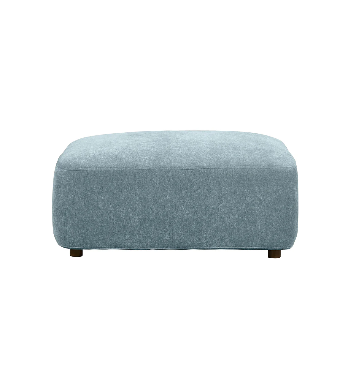 Sunday Sofa - Rectangle Ottoman in Powder Blue