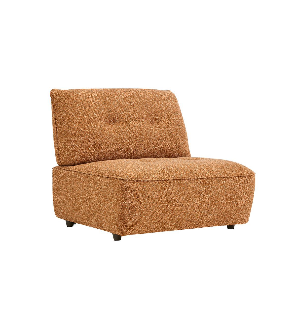 Roommate Sofa - Armless Chair In Ginger - Image 9