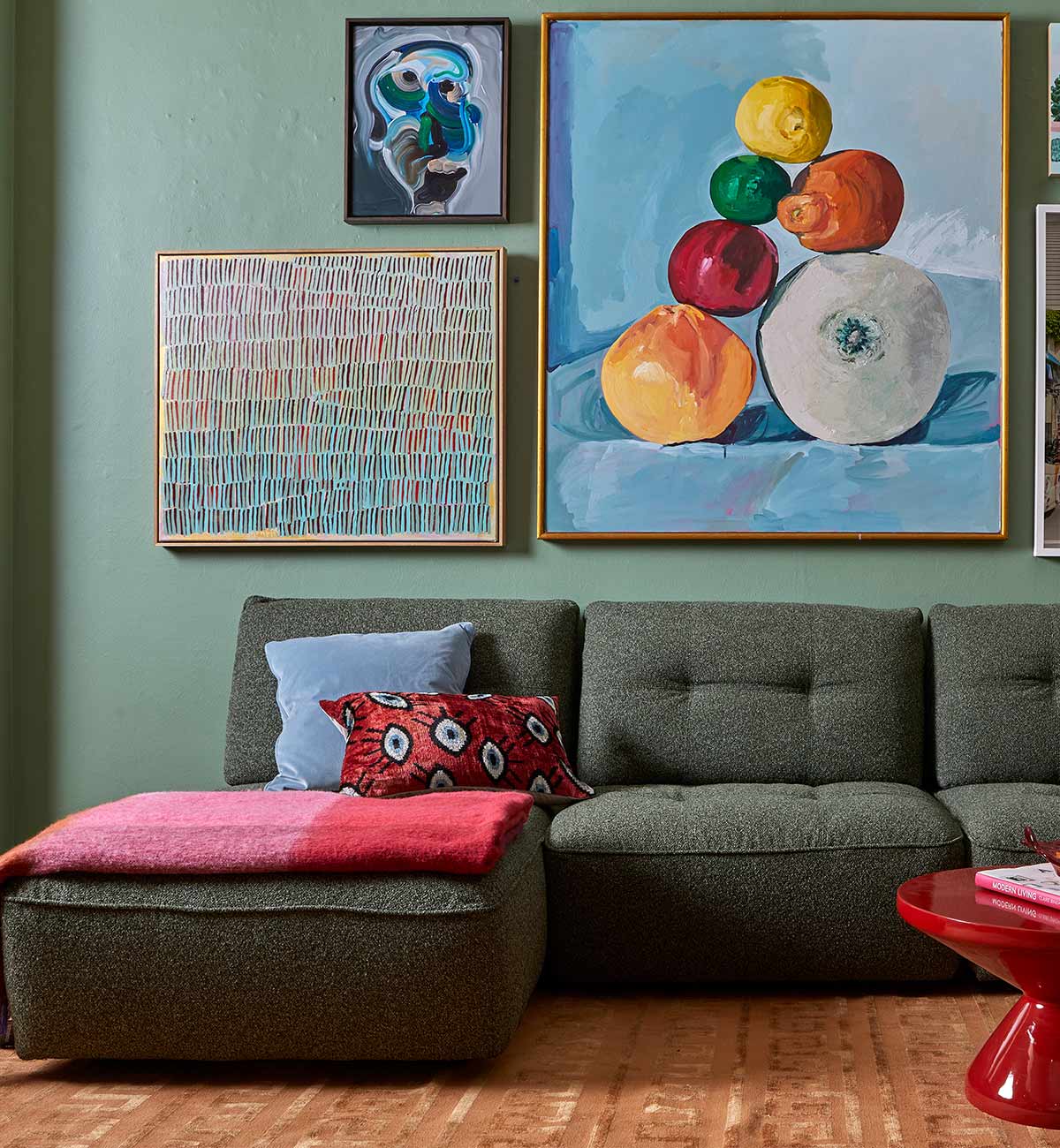 Roommate Sofa - Chaise In Forest - Image 2