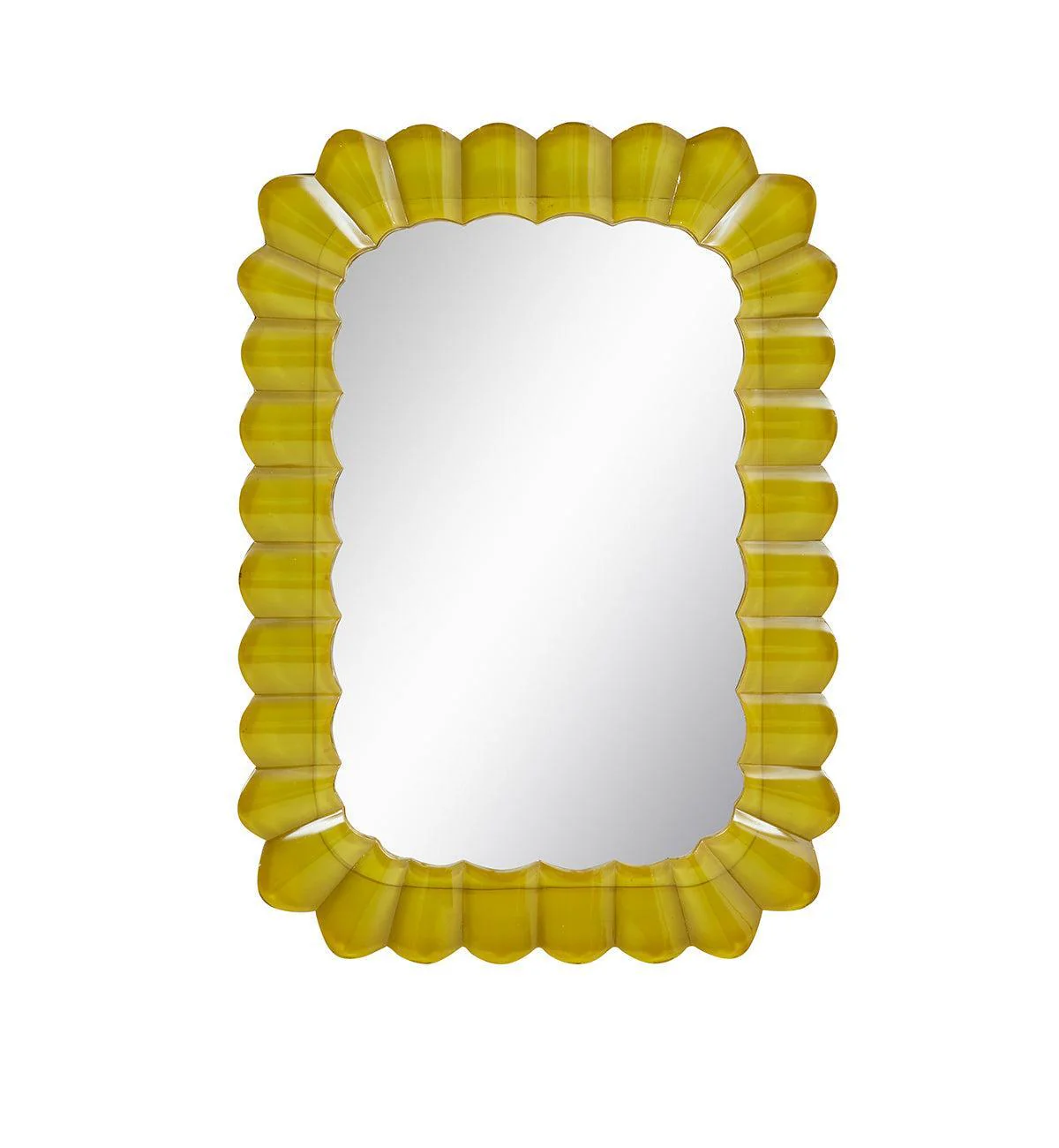 Sonny Wall Mirror In Golden Olive