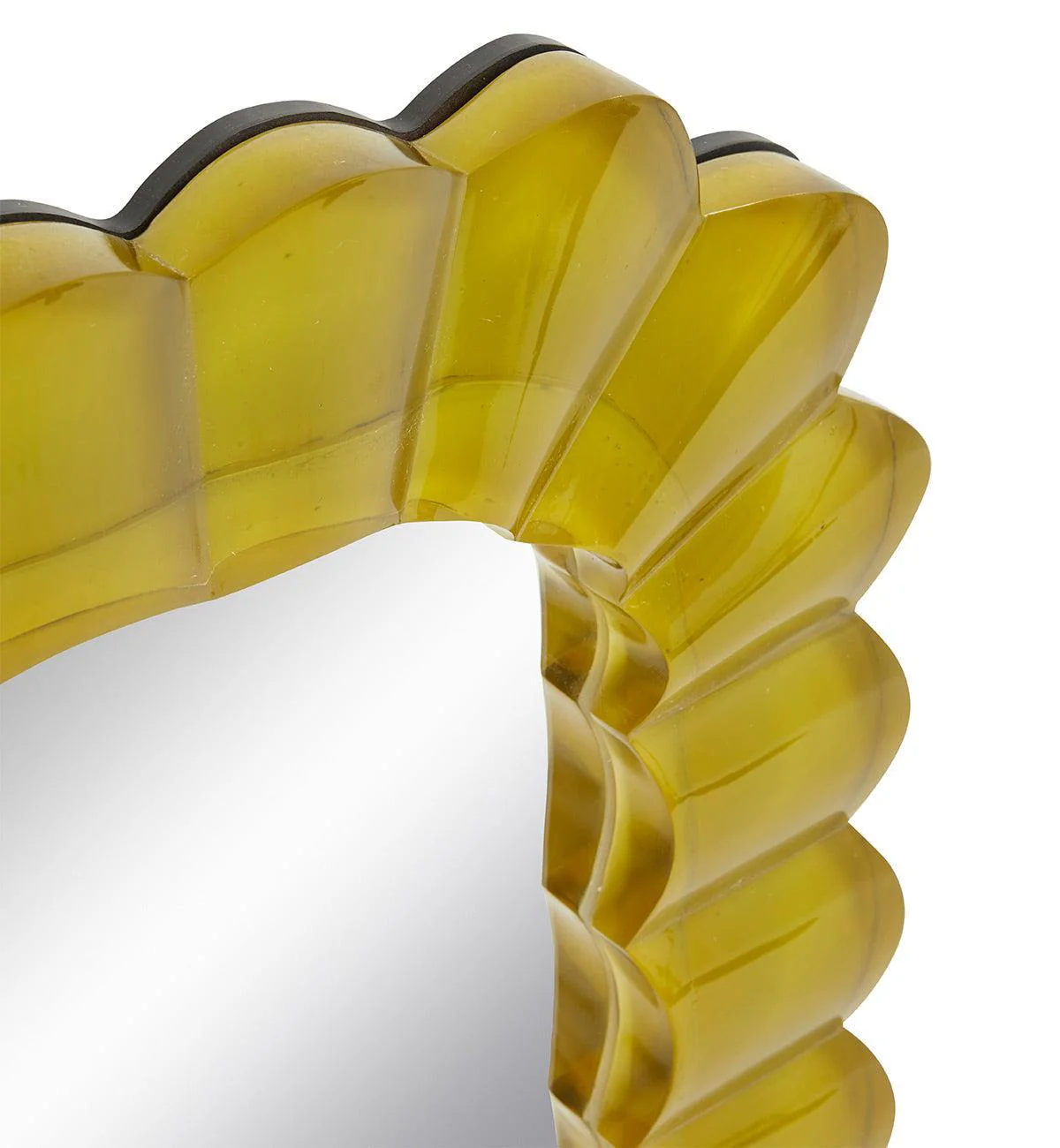 Sonny Wall Mirror In Golden Olive - Image 2