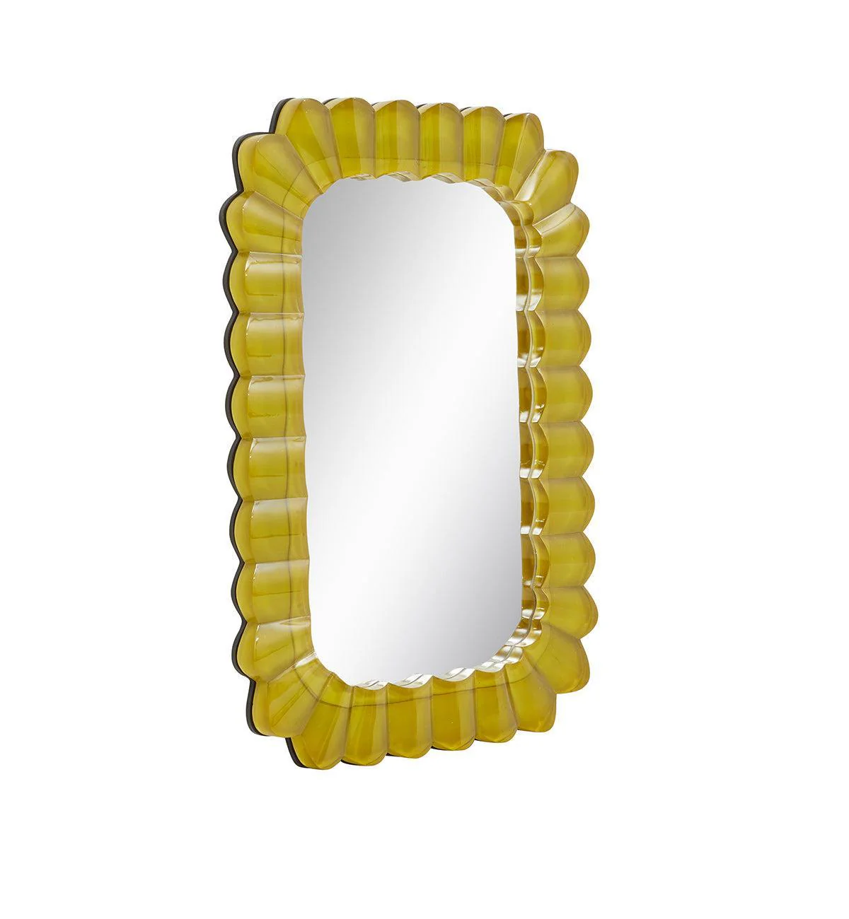 Sonny Wall Mirror In Golden Olive - Image 3