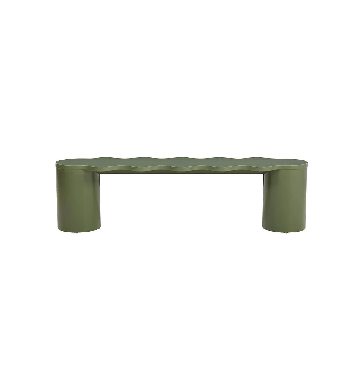 Squiggle Bench in Cactus