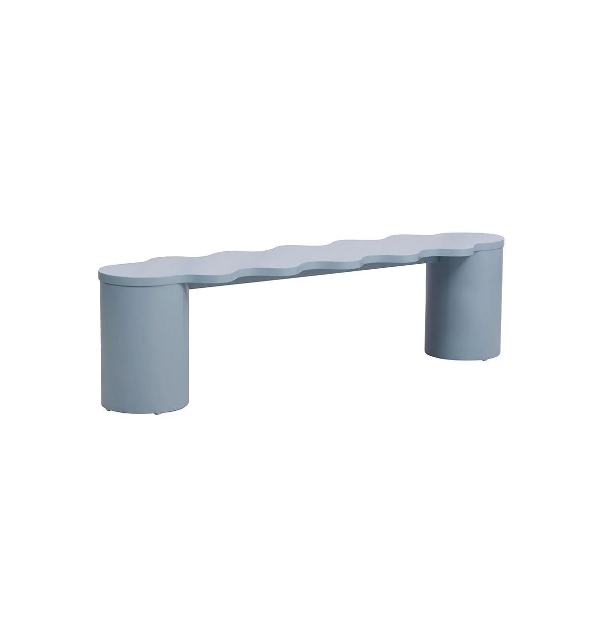 Squiggle Bench in Powder Blue - Image 3