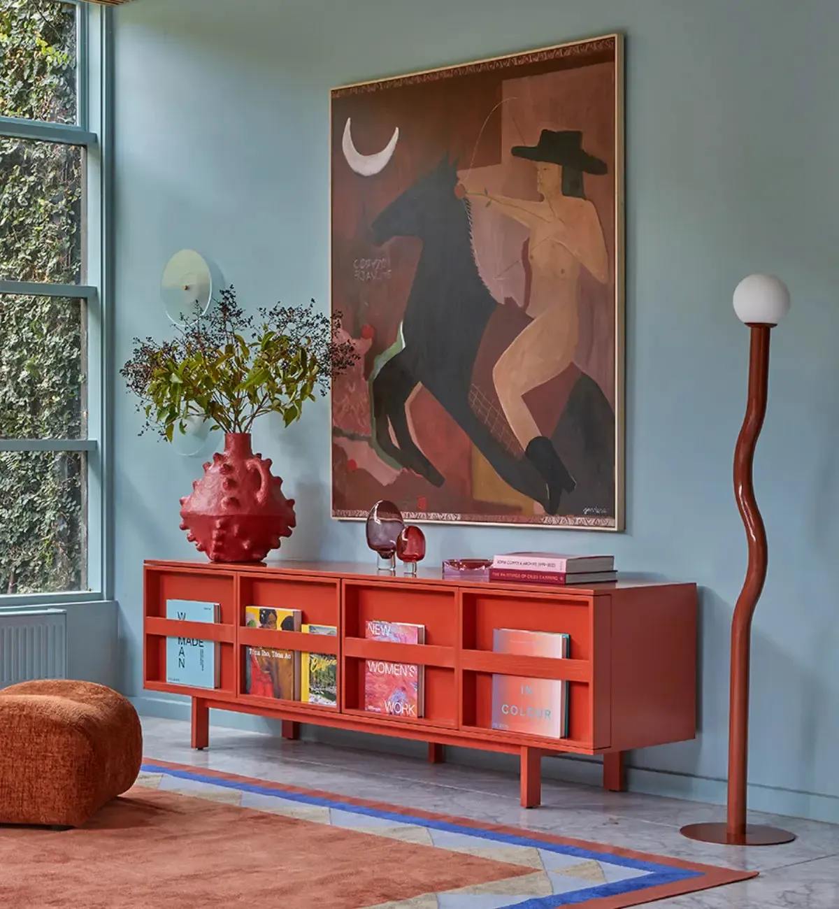 Squiggle Floor Lamp in Clay - Image 4