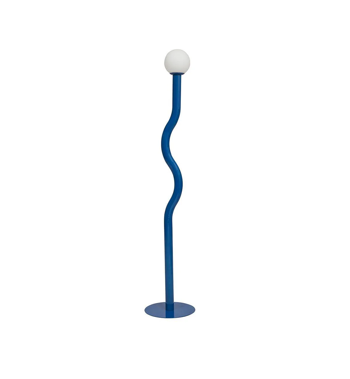 Squiggle Floor Lamp in Cobalt