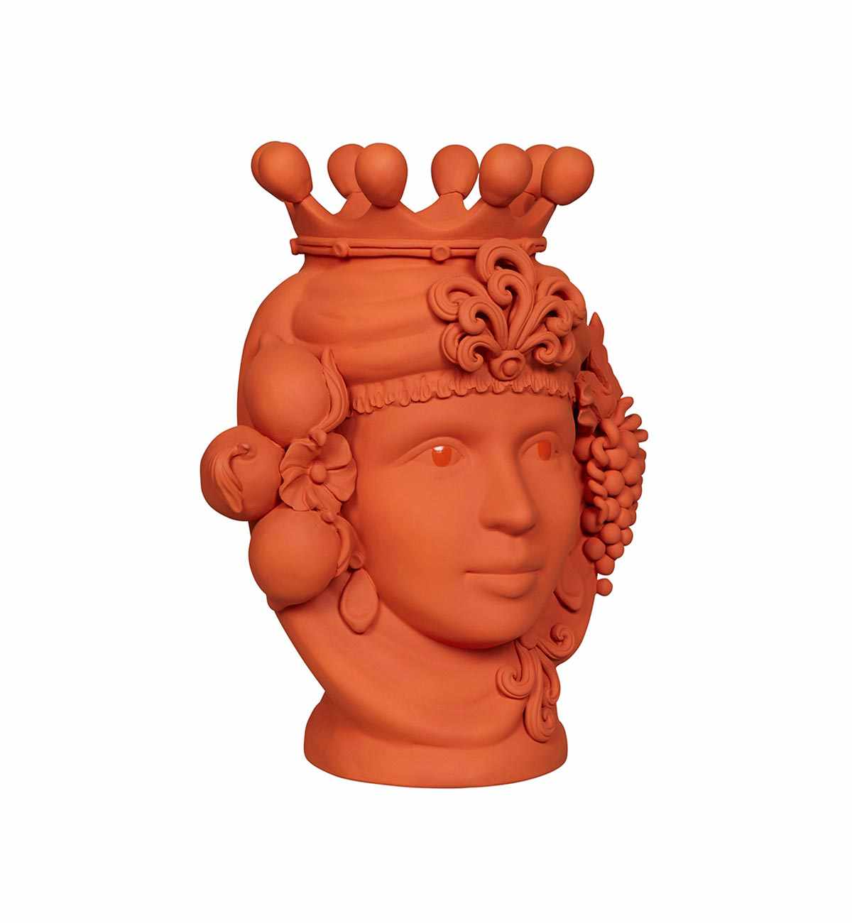 Stefania Boemi - Donna Macalda Head Vase In Orange - Image 4