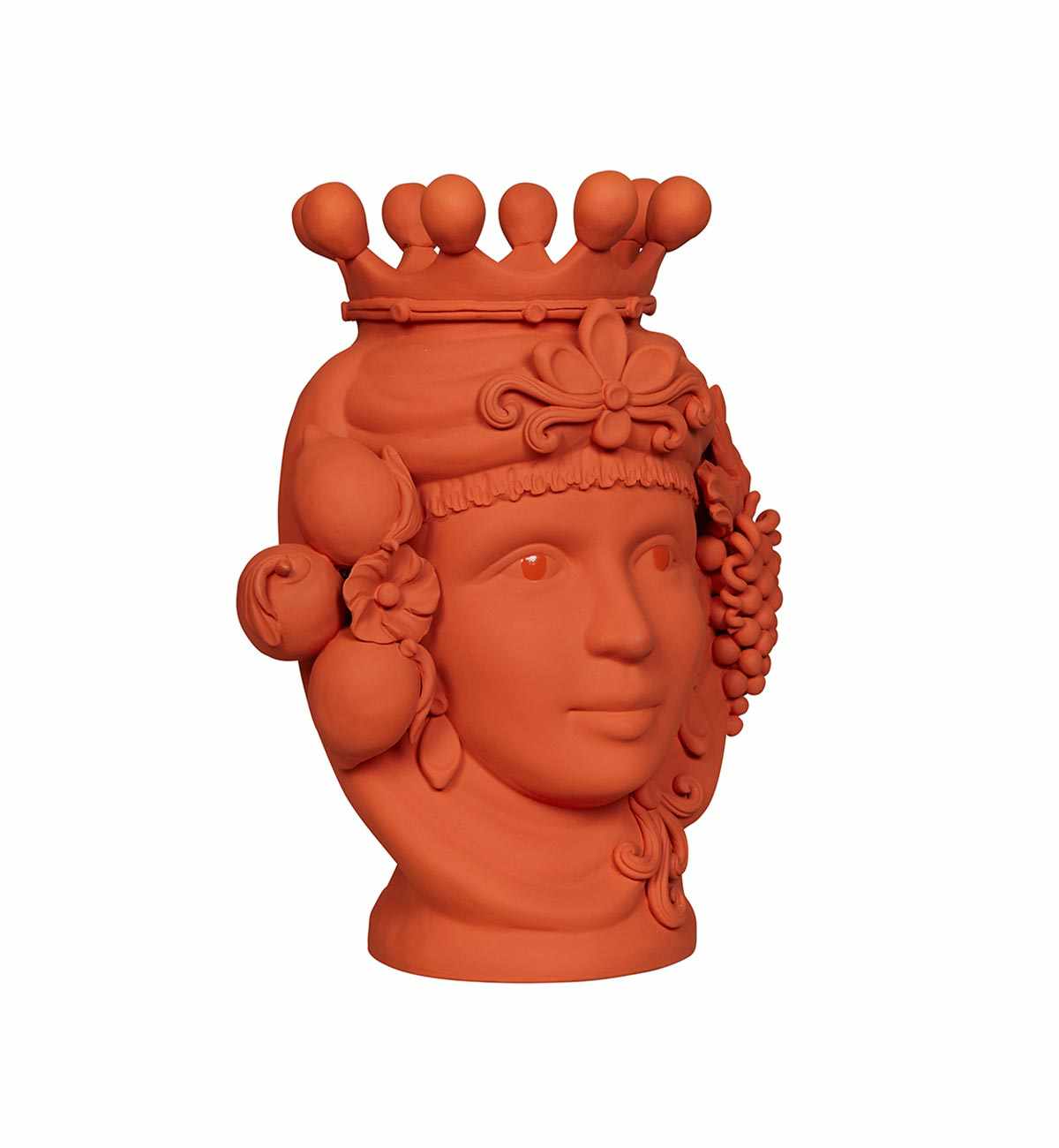 Stefania Boemi - Galatea Head Vase In Orange - Image 6
