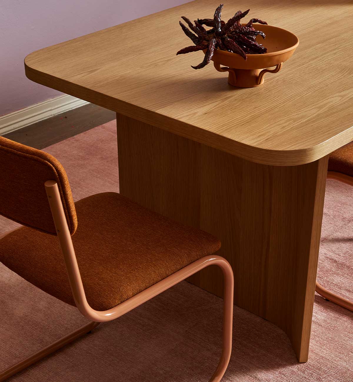 Strut Dining Chair In Caramel - Image 3