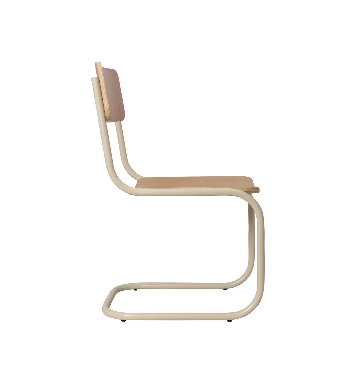Strut Dining Chair In Ecru Veneer - Image 6