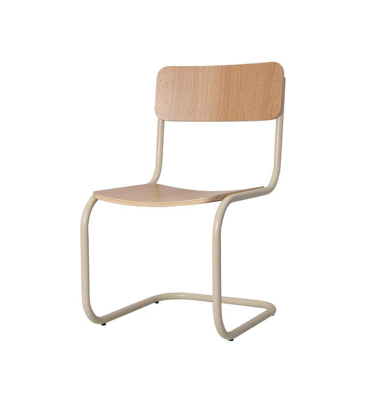Strut Dining Chair In Ecru Veneer - Image 7