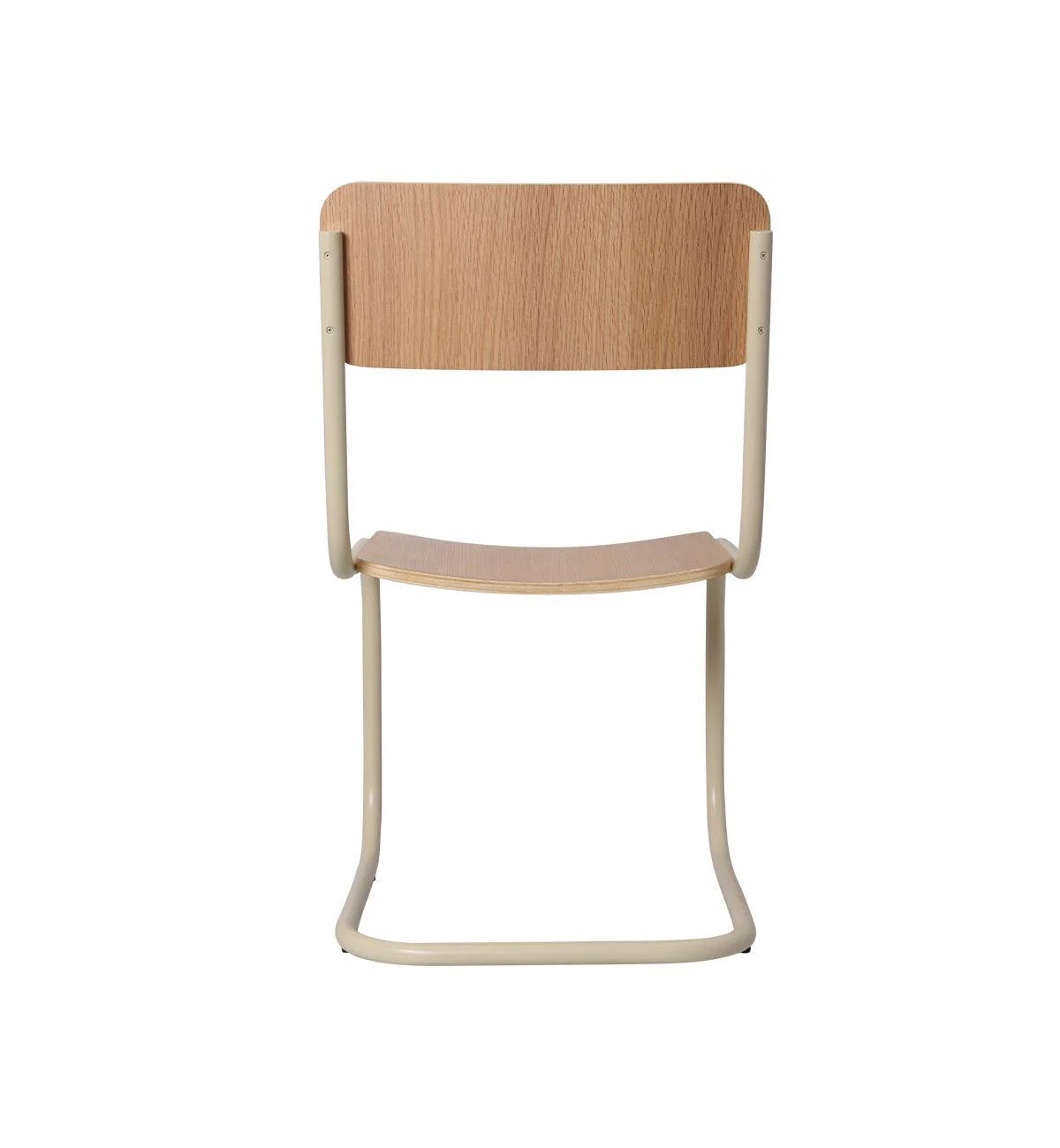 Strut Dining Chair In Ecru Veneer - Image 8