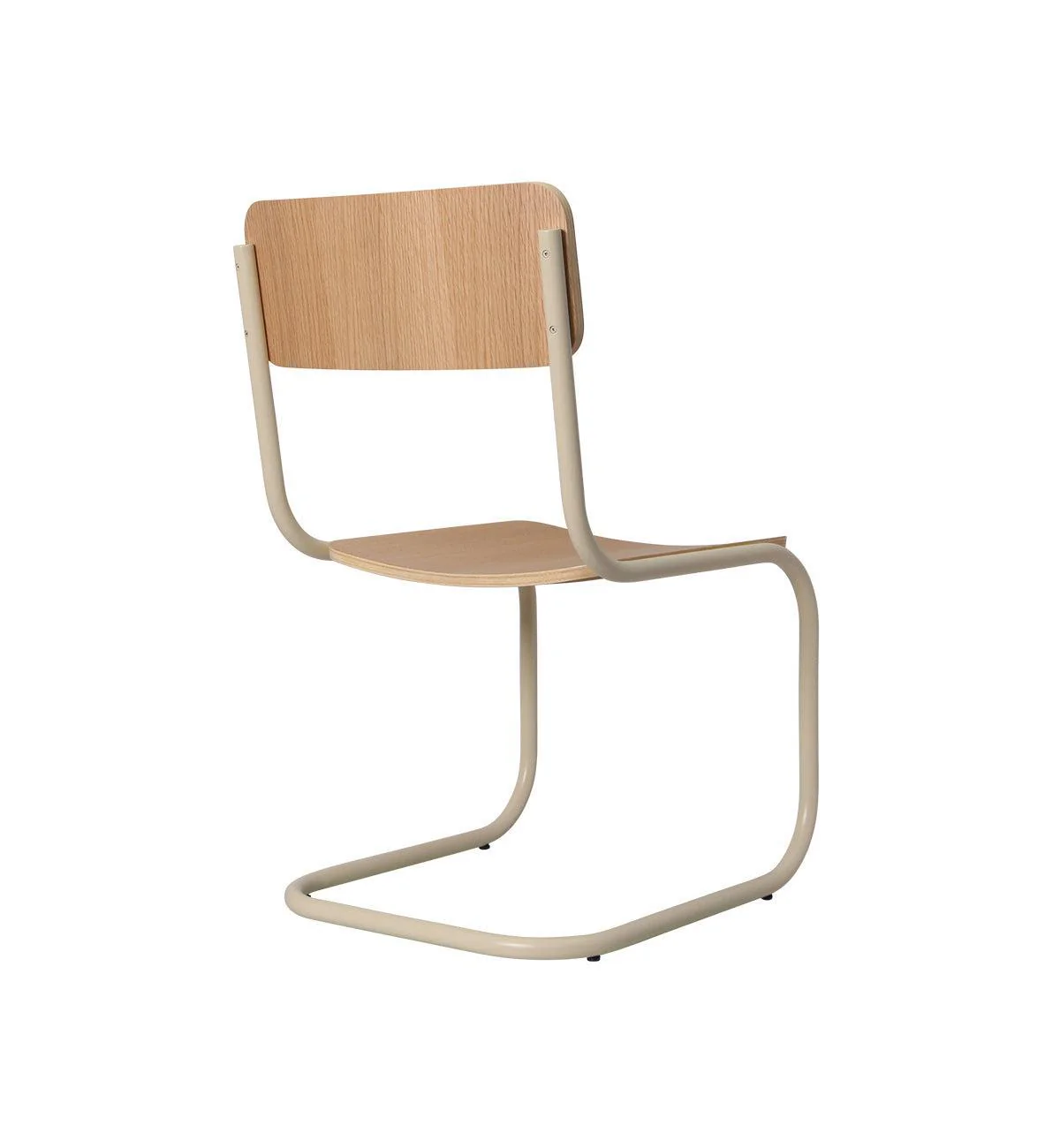 Strut Dining Chair In Ecru Veneer - Image 9