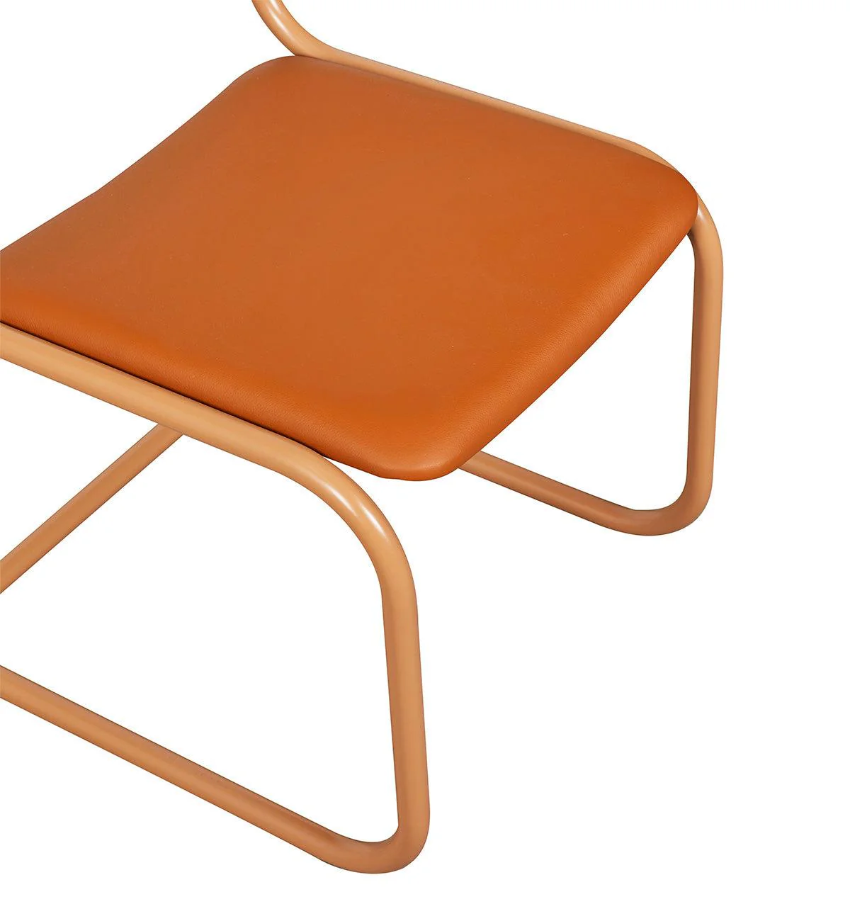 Strut Dining Chair In Tan Leather - Image 13