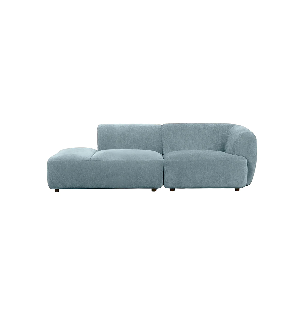 Sunday Sofa - 2 Seater - Open LHF End in Powder Blue