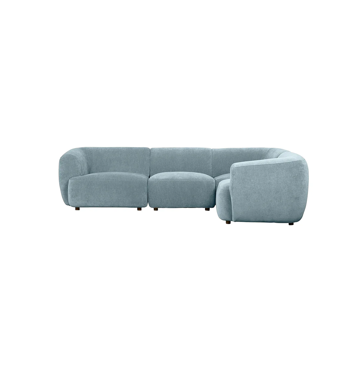 Sunday Sofa - 4 Piece L-Shape RHF in Powder Blue