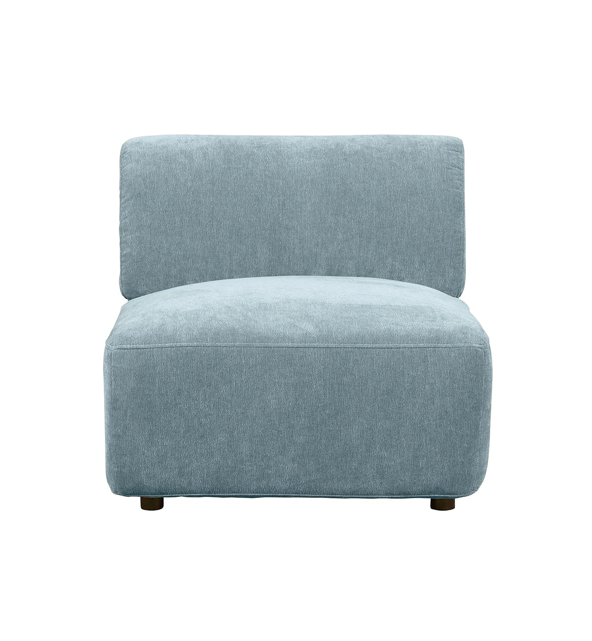 Sunday Sofa - Armless Chair in Powder Blue