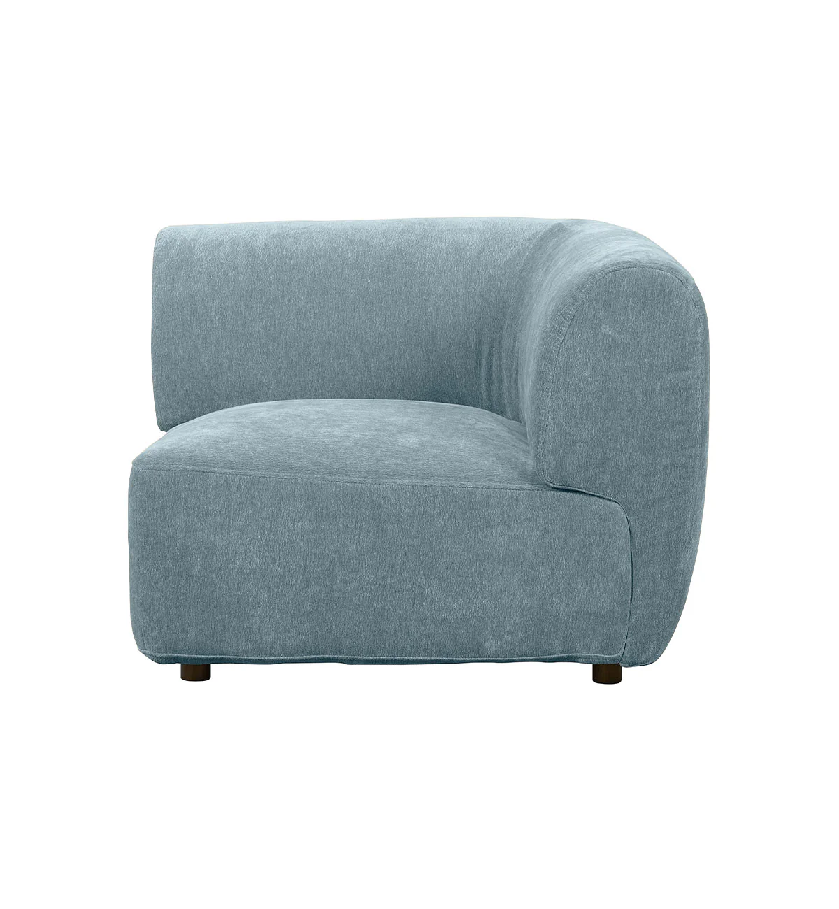 Sunday Sofa - 4 Piece L-Shape RHF with Open End in Powder Blue - Image 5