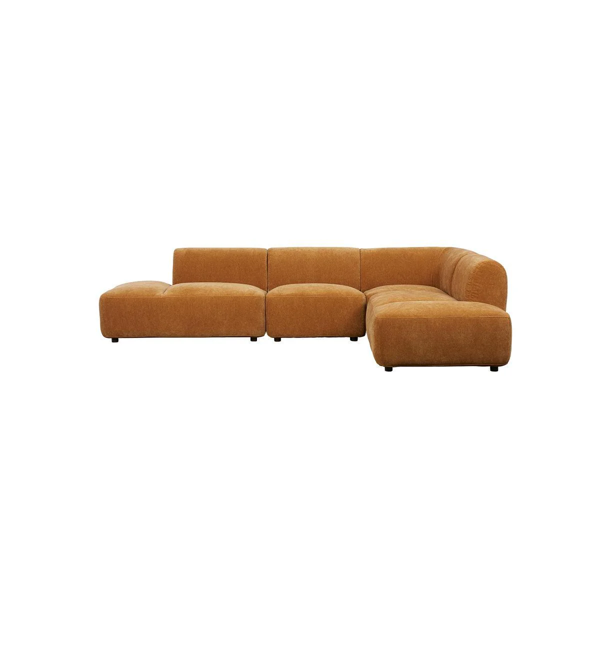 Sunday Sofa - 4 Piece with Open Ends - RHF in Whisky