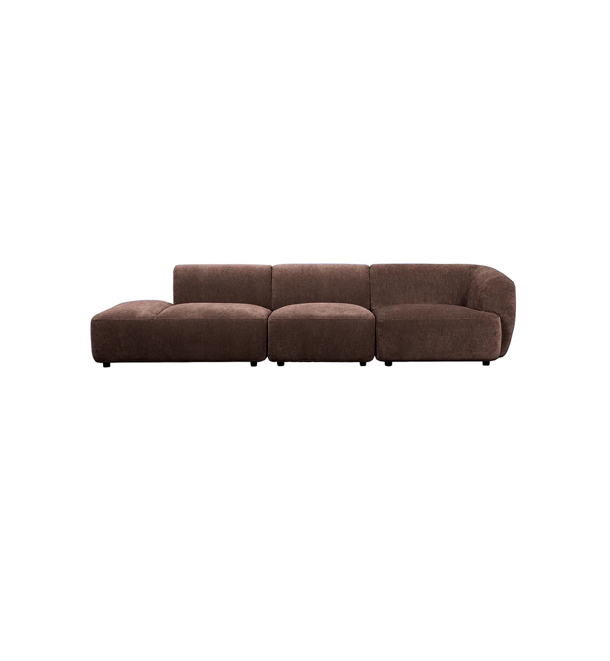 Sunday Sofa - 4 Seater LHF Open End in Espresso