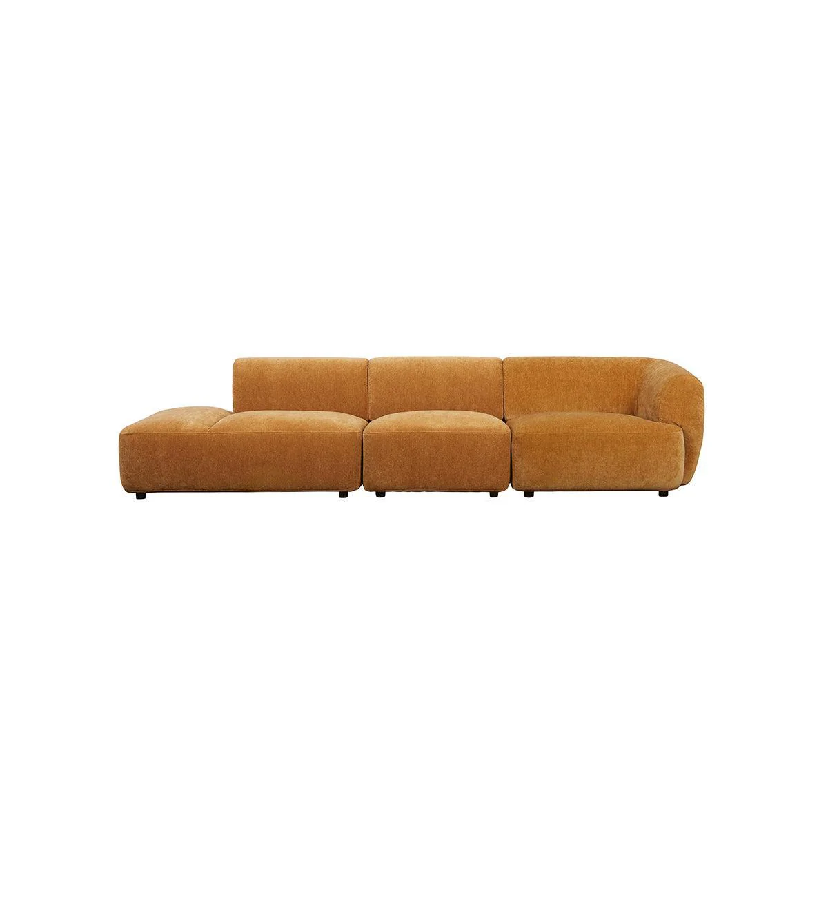 Sunday Sofa - 4 Seater LHF Open End in Whisky