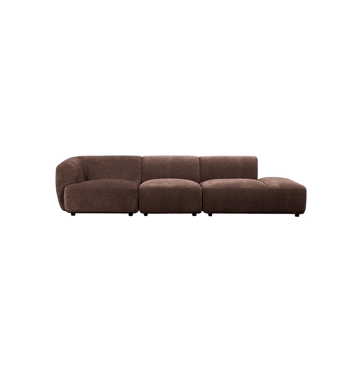 Sunday Sofa - 4 Seater RHF Open End in Espresso
